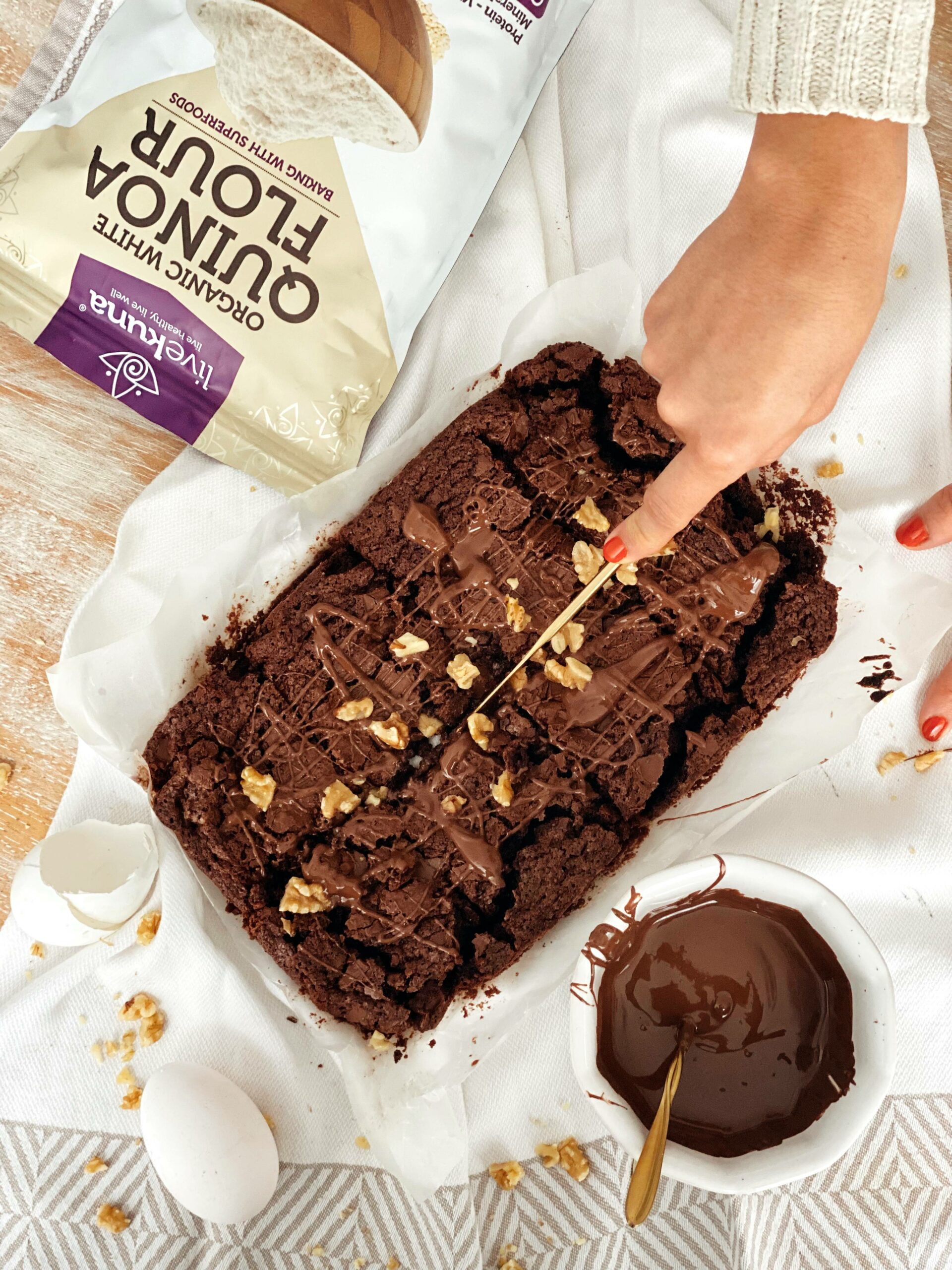 Quinoa Flour Brownies | LiveKuna® Superfoods