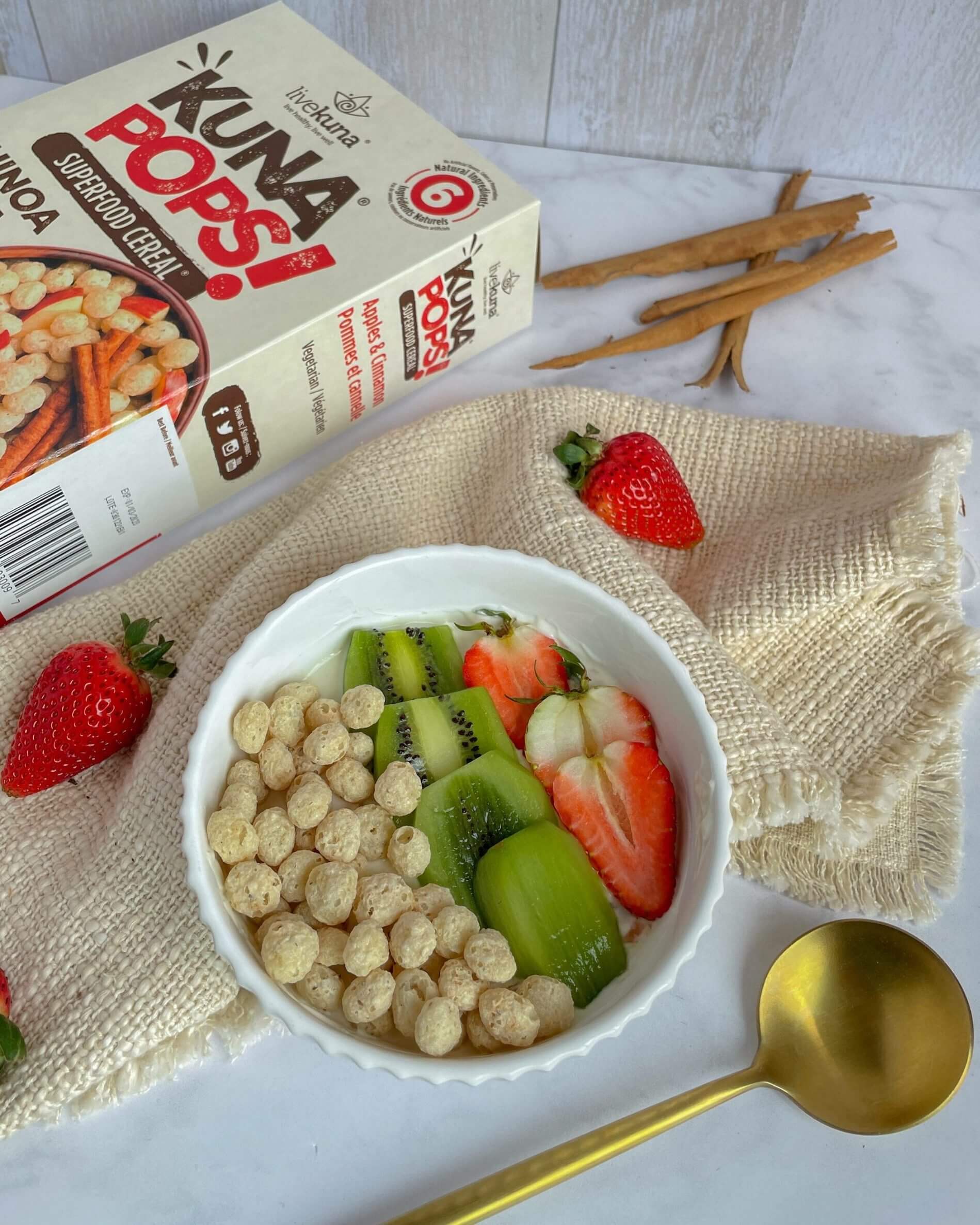 Fruit and Yogurt Bowl | LiveKuna® Superfoods