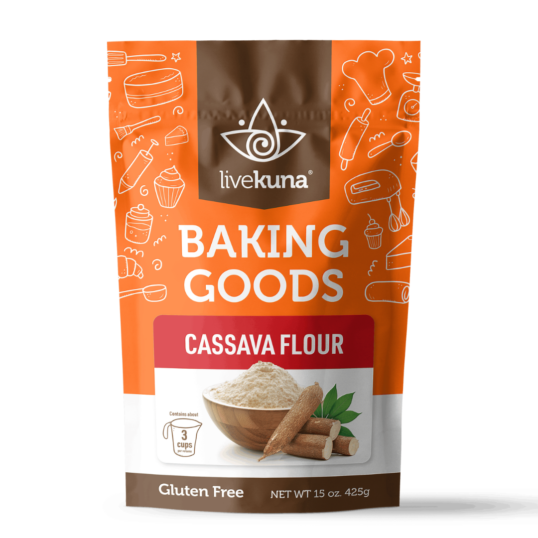 Cassava Flour Baking Goods 15onz Livekuna® Superfoods